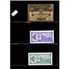 Image 1 : World Banknote Lot;  Lot of approx 15 notes Georgia and its regions.  See images.