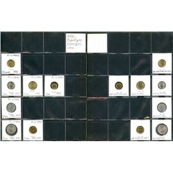 World Coinage Lot;   Lot of approx 34 various issues from Iran.   République islamique 1980-2011