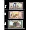 Image 3 : World Banknote Lot;  Lot of approx 16 notes Lebanon.  See images.