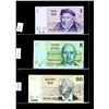Image 3 : World Banknote Lot;  Lot of approx 8 notes from Israel.  See images.