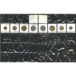 World Coinage Lot;   Lot of approx 74 various issues from Turkey.   1888-2016