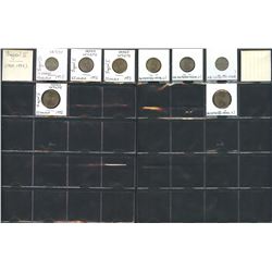 World Coinage Lot;   Lot of approx 49 various issues from Arab States.  Arabie sept.  -Hedjaz -Nedjd