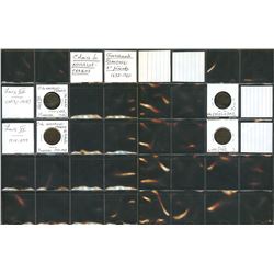 World Coinage Lot;   Lot of approx 107 various issues from Canada including Tokens, Canada  & Mariti