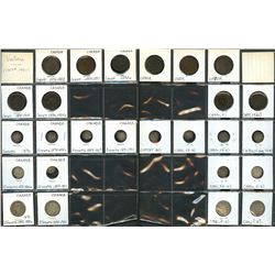 World Coinage Lot;   Lot of approx 265 various issues from Canada dating 1870-2018.