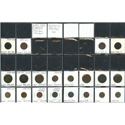 World Coinage Lot;   Lot of approx 120 various issues from Tthe USA.   1796-2018