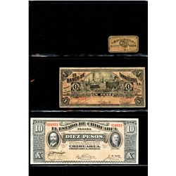 World Banknote Lot;  Lot of approx 26 notes From Mexico and the USA.  See images.