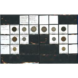 World Coinage Lot;   Lot of approx 18 various issues from Honudras.  Yucatan  1858-2000