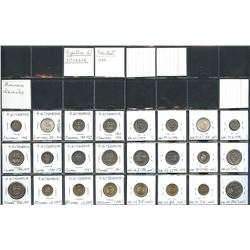 World Coinage Lot;   Lot of approx 17 various issues from Tawantin Suyu: Équateur 1914-2000