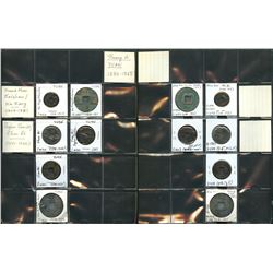 World Coinage Lot;   Lot of approx 37 various issues from China: Yuan & Ming    1310-1681