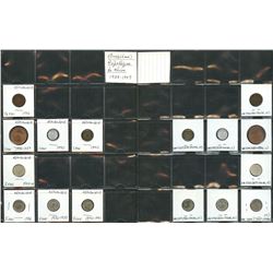 World Coinage Lot;   Lot of approx 26 various issues from China: 3 ième république  1927-1949