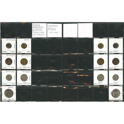 World Coinage Lot;   Lot of approx 21 various issues from China / Chine:  Macao     1945-2019