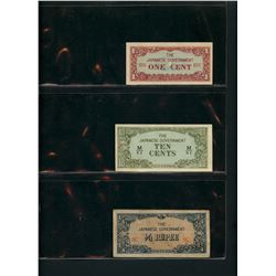 World Banknote Lot;  Lot of approx 33 notes Burma / Japan.  See images.