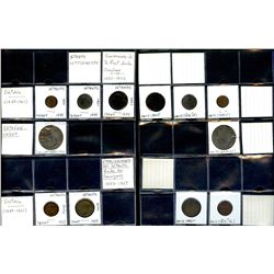 World Coinage Lot;   Lot of approx 71 various issues from Straits Settlement & Malaysia.  Malaisie (