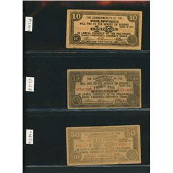 World Banknote Lot;  Lot of approx 83 notes from the Philippines including Japan Philippines Emergen