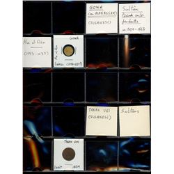 World Coinage Lot;   Lot of approx 2 various issues from Indonesia includes Gold Makasar coin 1598-1