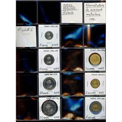 World Coinage Lot;   Lot of approx 7 various issues from Australia - Cocos Feeling Island.  2004.