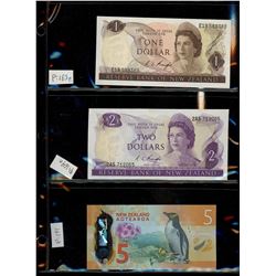 World Banknote Lot; Lot of approx 20 various issues from New Zealand, Chatham Islands, Japanese Inva