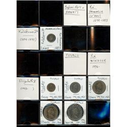 World Coinage Lot;   Lot of approx 98 various issues from Polynesia regions.   Polynésie   1843-2015