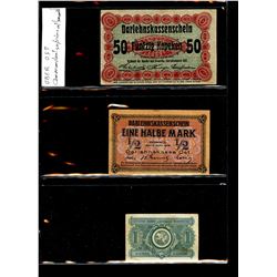 World Banknote Lot;  Lot of approx 10 notes from Lithuania.  See images.