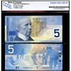 Image 2 : 2002 $5 BC-62a #AOB0091310-311, CCGS Superb Gem Uncirculated-67.  Lot of 2 consecutive notes.
