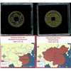 Image 1 : China;  Tokens Chinese cash coin: Qing and Northern Song Dynasty.  Lot of 2 tokens.