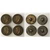 Image 1 : Dress Buttons;  Great Britain - George V Buttons - what looks to be Tunic buttons. Vintage WWII issu