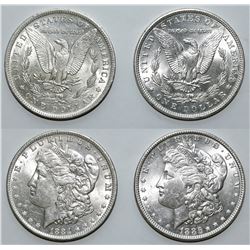 USA;  1884-O $1 & 1886.  Lot of 2 coins brilliant AU/UNC.