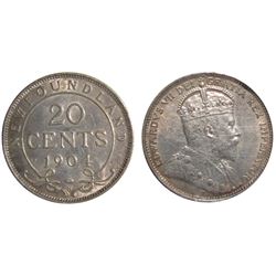 Nfld 1904H 5¢ ICCS Choice About Uncirculated-55.