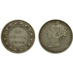 Nfld 1898 50¢ F+ for grade.  Sml W.
