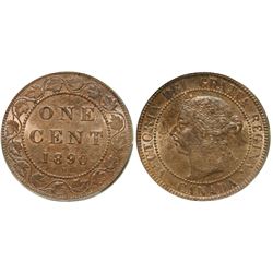 1890H 1¢ CCCS/ICCS Choice Mint State-64RD.  Lustrous 90% red issue.