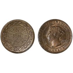 1894 1¢ ICCS Choice Mint State-63RD.