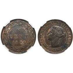 1898H 1¢ NGC UNC Details.  Designated with enviromental damage (sml vers der gris stain).