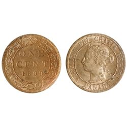 1899 1¢ ICCS Choice Mint State-64RD.  Ex Landon example, 95% lustrous red.