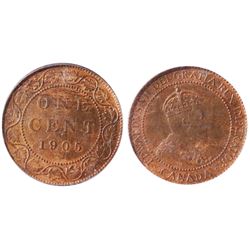 1905 1¢ PCGS Choice Mint State-64BN.