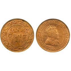 1909 1¢ ICCS Choice Mint State-64RD.  Attractive almost full red issue.