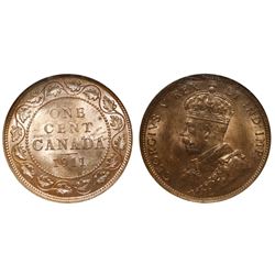 1911 1¢ NGC Gem Mint State-65RD. Lustrous gem issue.