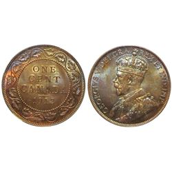 1912 1¢ PCGS Choice Mint State-64RB.  Lustrous issue.