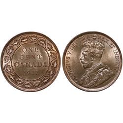 1917 1¢ UNC Choice Mint State-63RB.