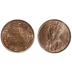 1920 1¢  Lg ICCS Choice Mint State-64RD.  Red and lustrous.