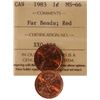 Image 1 : 1983 1¢ Far Bds ICCS Superb Gem Mint State-66RD.