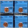 Image 1 : 1997 1¢, 1999 & 2002(2) CCCS Superb Gem Mint State-66RD.  Lot of 4 coins.