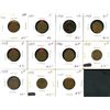 Image 1 : Lot of 1¢;  1920, 1921, 1926, 1927, 1928, 1929, 1936, 1937, 1938, 1939, 1940.  VG to EF. Lot of 11 c