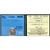 Image 1 : 1902 5¢ CCCS Choice Mint State-62 & 1902H 5¢ Lg H ICCS Choice Mint State-62.  Lot of 2 coins.