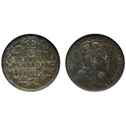 1904 5¢ NGC Choice Mint State-62.