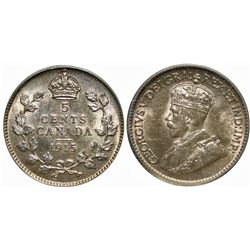 1915 5¢ PCGS Mint State-60.  Nice key date issue.