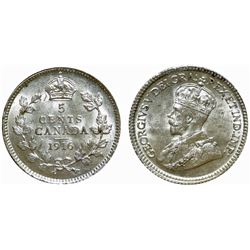 1916 5¢ ICCS Choice Mint State-63.  Blast white issue,