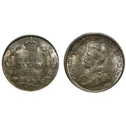 1918 5¢ CCCS/ICCS Choice Mint State-64.  Lustrous with rustic tones.
