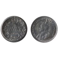1920 5¢ ICCS Choice Mint State-64.