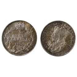 1920 5¢ PCGS Choice Mint State-64.  Attractive rustic tones.