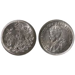 1920 5¢ ICCS Choice Mint State-63.